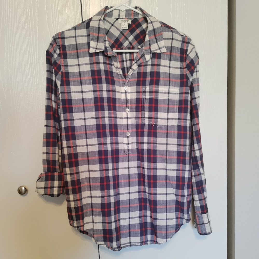 J Crew Factory Button Up - image 1